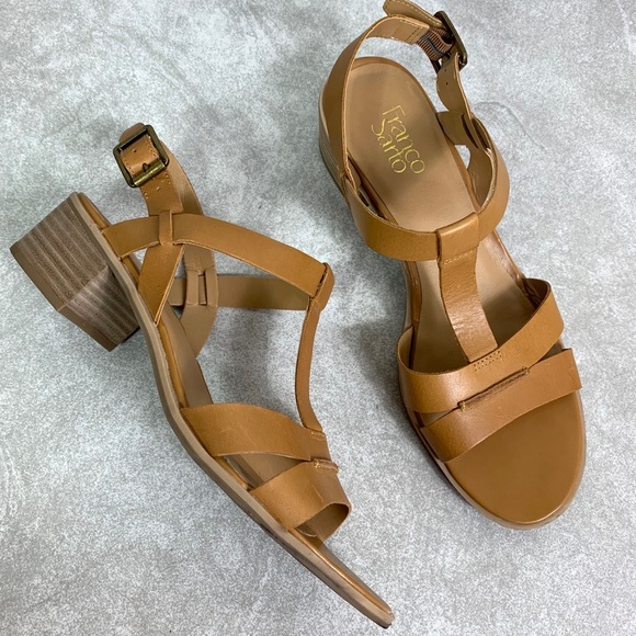 franco sarto t strap sandals